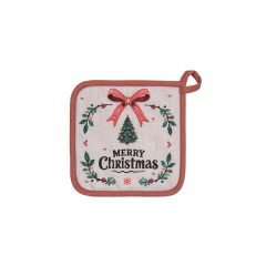   Edényalátét 20x20cm, 100% pamut, Traditional Christmas Harmony – Clayre-Eef