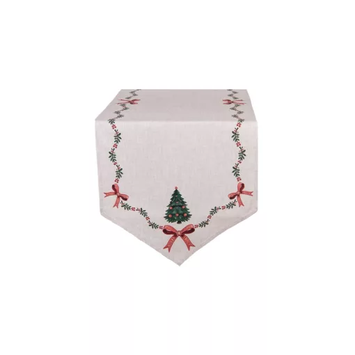 Asztali futó 50x160cm, 100% pamut, Traditional Christmas Harmony – Clayre-Eef