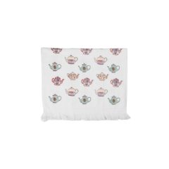   Konyhai kéztörlő 40x66cm, pamut, teáskannás – Clayre-Eef