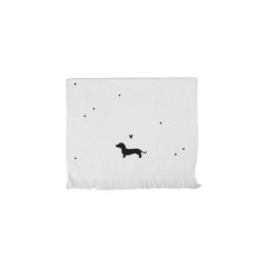   Konyhai kéztörlő 40x66cm, pamut, fekete tacsis – Clayre-Eef