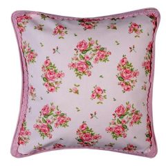 Párnahuzat 40x40cm, 100% pamut, Sweet Roses