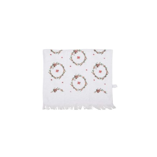 Konyhai kéztörlő 40x66cm, pamut, Flower Easter Bunny – Clayre-Eef