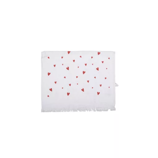 Konyhai kéztörlő 40x66cm pamut, Hearts – Clayre-Eef