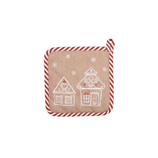 Edényalátét 20x20cm, 100% pamut, Gingerbread Bliss – Clayre-Eef