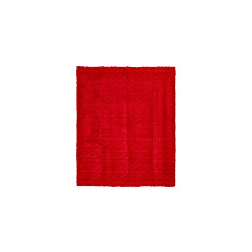 Piros jacquard pléd 160x190cm – Nuvole di Stoffa