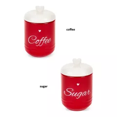   Kerámia konyhai tárolóedény 9,9x9,9x15cm, 500ml, Sugar – Nuvole di Stoffa