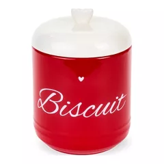   Kerámia konyhai tárolóedény 14x14x19,3cm, 1300ml, Biscuit – Nuvole di Stoffa