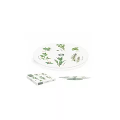   Forgó üvegtál 32cm, dobozban, Herbarium – Easy Life-Nuova