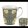 Porcelánbögre 275ml, dobozban, William Morris, Black