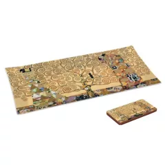   Üvegtál 36x17cm, Klimt:Életfa/The Kiss/Beteljesülés – Easy Life-Nuova