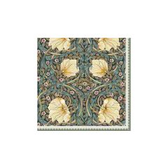   Papírszalvéta 33x33cm, 20db-os, William Morris Black – Easy Life-Nuova