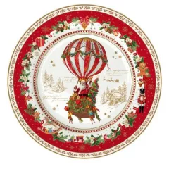 Porcelán desszerttányér 19cm, Christmas Memories