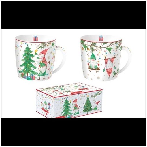 Easy Life-Nuova Porcelán bögreszett 2db-os, 350ml, dobozban, Ready for Christmas