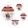 Porcelántároló gömb 12x15,5cm, dobozban, Christmas Memories – Easy Life-Nuova