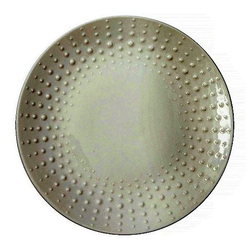 Porcelán desszerttányér 16cm, Drops White
