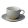 Porcelán teáscsésze + alj 250ml, Drops White