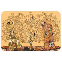   Műanyag tányéralátét 45x30cm, Klimt: Életfa-The Kiss-Beteljesülés