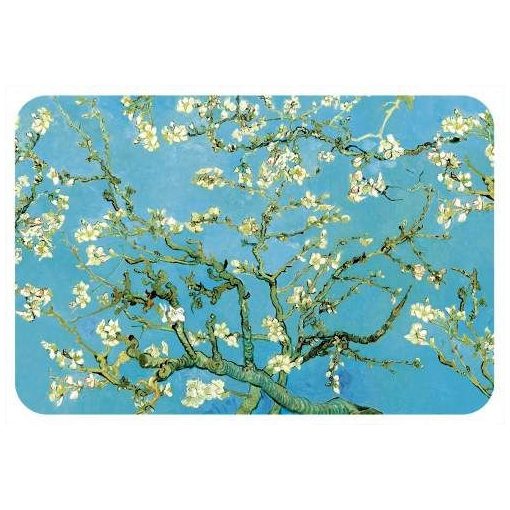 Műanyag tányéralátét 45x30cm, Van Gogh: Mandulavirágzás