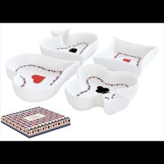   Porcelán tálkaszett 4db-os, 10,5cm, dobozban, Atmosphere, Casino Royale