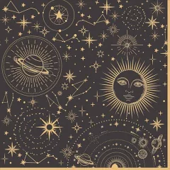 Papírszalvéta 33x33cm, Celestial, 20db-os