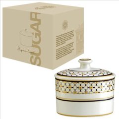 Pozzi Milano Porcelán cukortartó 300ml, dobozban, Charles