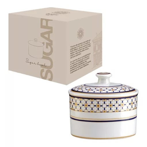 Pozzi Milano Porcelán cukortartó 300ml, dobozban, Charles