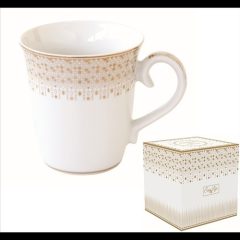 Porcelánbögre 275ml, dobozban, Festive