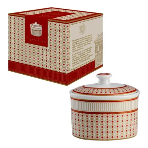 Pozzi Milano Porcelán cukortartó 300ml, dobozban, Imperial