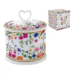   Porcelán konyhai tároló 14x16cm, dobozban, Mon Amour – Easy Life-Nuova