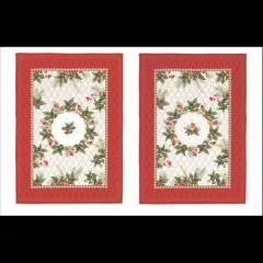   Konyharuhaszett 2 db-os 50x70cm, 100% pamut, Christmas Berries