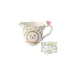   Porcelán tej/citromkiöntő 220ml, dobozban, Dancing Butterflies – Easy Life-Nuova