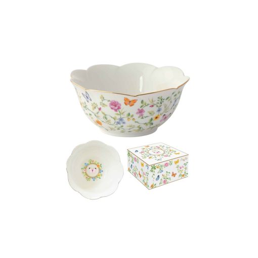 Porcelántál 16cm, dobozban, Dancing Butterflies – Easy Life-Nuova