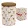 Easy Life-Nuova Porcelán konyhai tároló bambusz fedéllel, 11x16cm, dobozban, Country Life