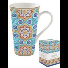   Easy Life-Nuova Porcelánbögre 600ml, dobozban, Marrakech, Atmosphere