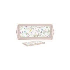   Porcelántálca 35x15cm, dobozban, Birds Melody – Easy Life-Nuova