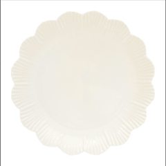   Easy Life-Nuova Porcelán desszerttányér 21cm, Fleuri white