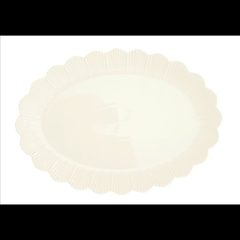 Easy Life-Nuova Porcelántálca ovál 36x26cm, Fleuri white
