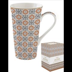   Easy Life-Nuova Porcelánbögre 600ml, dobozban, Atmosphere, Geoethnic