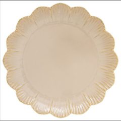   Easy Life-Nuova Porcelán desszerttányér 21cm, Fleuri terracotta