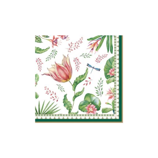 Papírszalvéta 33x33cm, Botanic Chic, 20db-os – Easy Life-Nuova