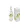 Porcelán olajkiöntő 300ml, dobozban, Fleurs et Citrons – Easy Life-Nuova