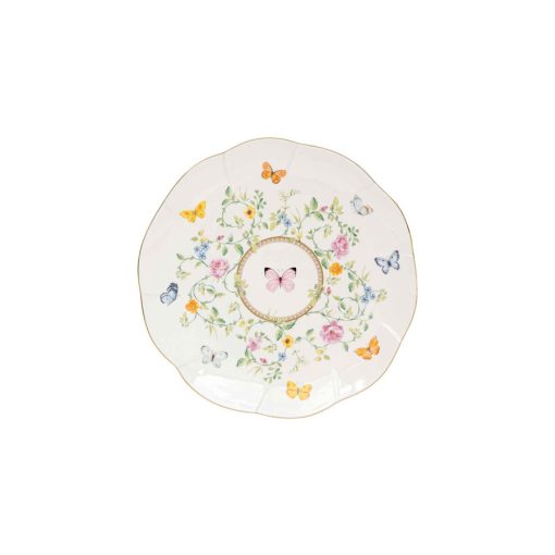 Porcelán desszerttányér 20,5cm, Dancing Butterflies – Easy Life-Nuova