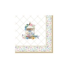   Papírszalvéta 33x33cm, 20db-os, Spring Bloom – Easy Life-Nuova