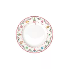   Porcelán lapostányér 27cm, Sweet Christmas – Easy Life-Nuova