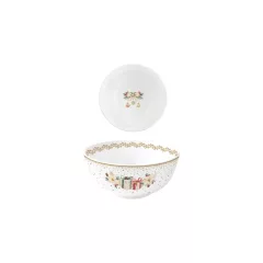 Porcelántál 15cm, White Elegance – Easy Life-Nuova