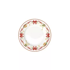   Porcelán lapostányér 26,5cm, Christmas Tale – Easy Life-Nuova