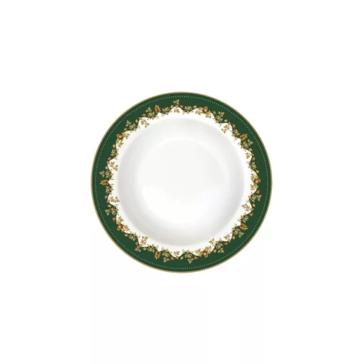 Porcelán mélytányér 21,5cm, Forest Dream – Easy Life-Nuova