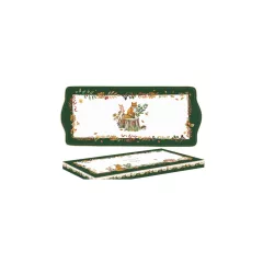   Porcelántálca 35x15cm, dobozban, Forest Dream – Easy Life-Nuova