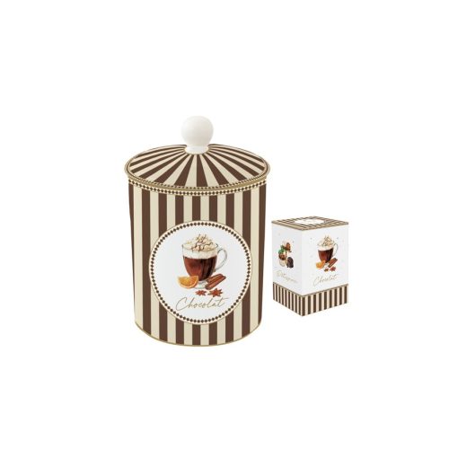 Porcelán keksztároló, 11,5x18cm, dobozban, Sweet Moments – Easy Life-Nuova