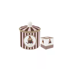   Porcelán keksztároló, 10,5x13cm, dobozban, Sweet Moments – Easy Life-Nuova